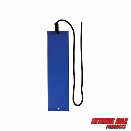 Extreme Max Extreme Max 3006.7261 BoatTector Flat Fender with Fender Line - 26", Blue 3006.7261
